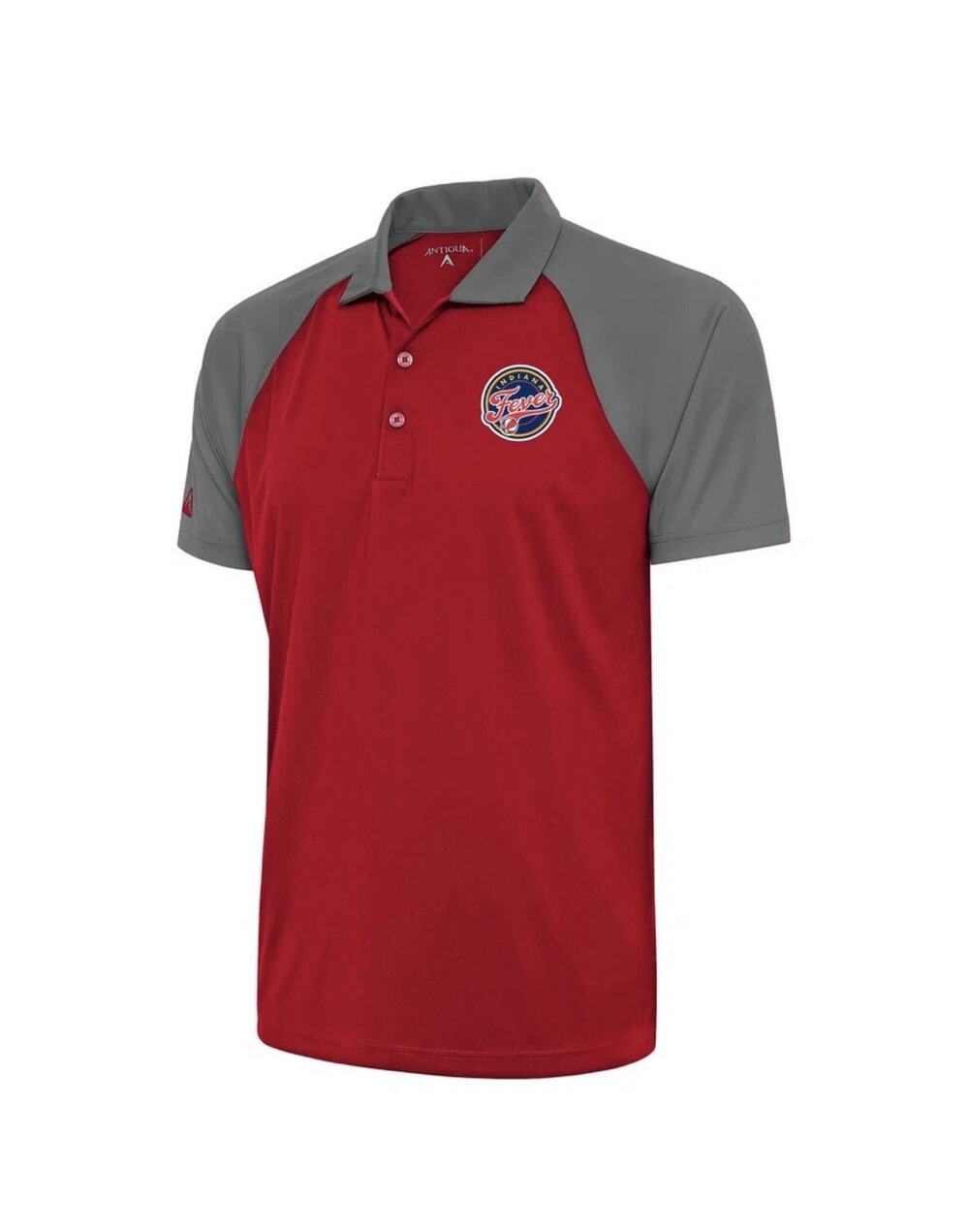 WNBA Men's Indiana Fever Antigua Red/Steel Nova Polo Large
